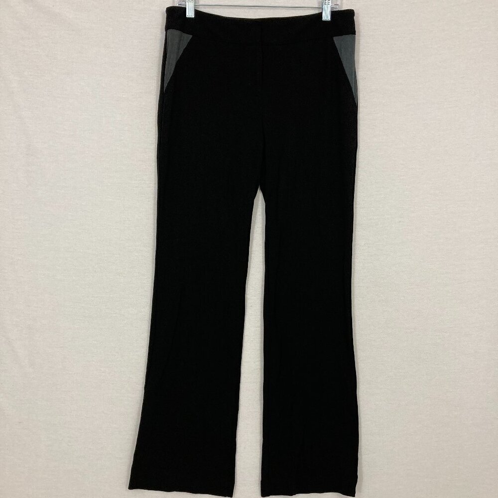Cache Black Soft Stretch Bootcut Pants Size 12 Of… - image 1